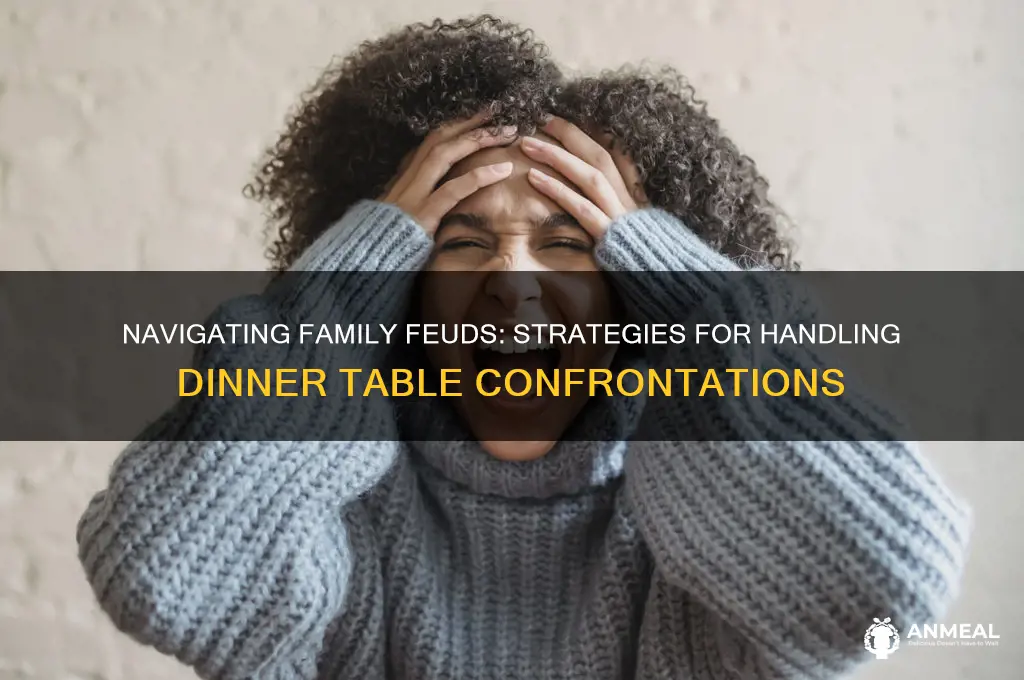 how to deal with confrontation at the dinner table