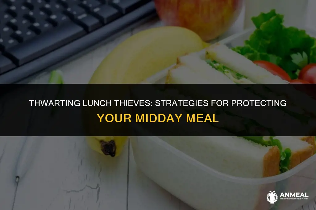 how to deal with lunch tieves