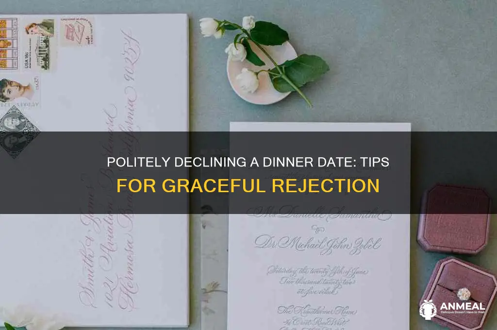 how to decline a dinner date
