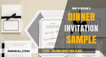 Gracefully Declining Dinner Invitations: Polite and Professional Sample Responses