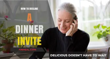 Gracefully Declining Dinner Invites: Tips for Polite and Honest Responses