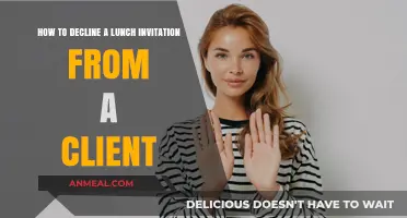 Gracefully Declining Client Lunch Invitations: A Professional Guide