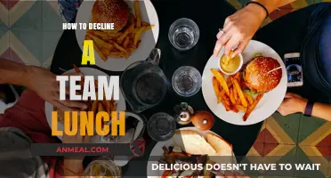 Gracefully Declining Team Lunch: A Guide to Professional Boundaries