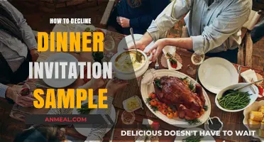 Gracefully Declining Dinner Invitations: Polite and Professional Sample Responses