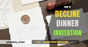 Gracefully Declining Dinner Invitations: Polite Strategies for Saying No