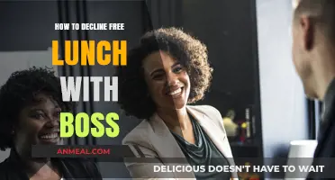 Gracefully Declining a Free Lunch with Your Boss: A Guide