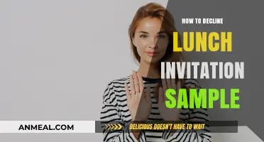 Gracefully Declining Lunch Invitations: A Guide to Polite Responses