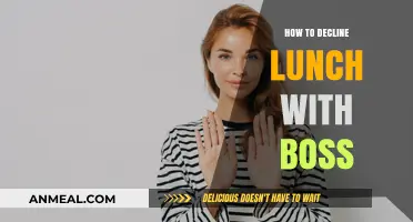 Gracefully Declining Lunch with Your Boss: A Guide to Professional Boundaries