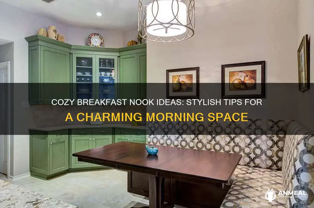 how to decorate a breakfast nook