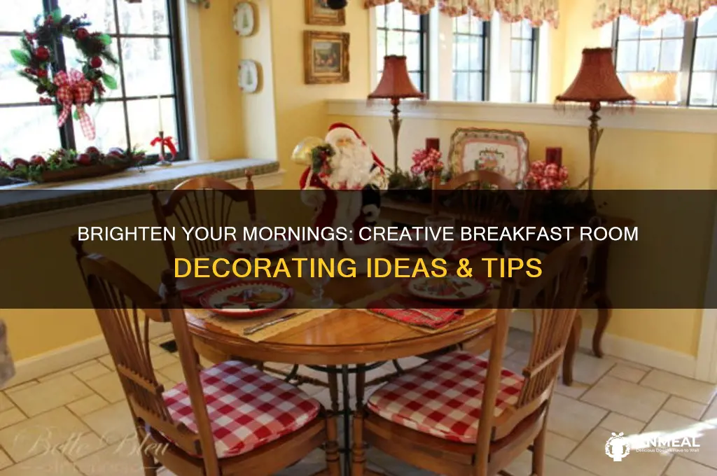 how to decorate a breakfast room