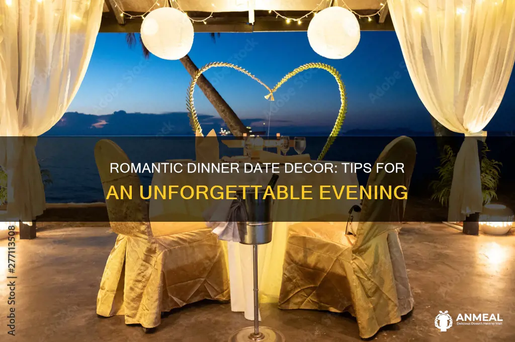 how to decorate a dinner date