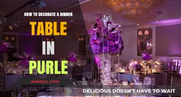 Elegant Purple Dinner Table Decor Ideas for Stunning Settings
