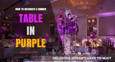 Elegant Purple Dinner Table Decor Ideas for a Stunning Setup
