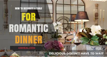 Romantic Table Decor: Tips for an Intimate Dinner Setting
