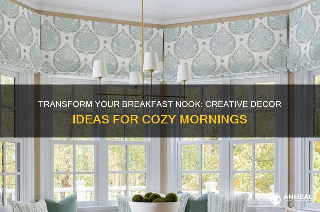 how to decorate breakfast nook