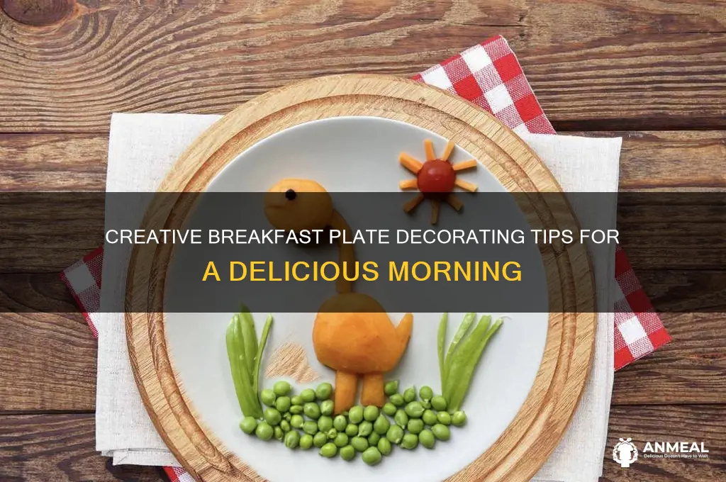 how to decorate breakfast plate