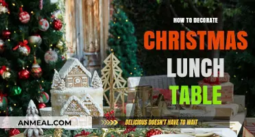 Festive Feast: Creative Ideas to Decorate Your Christmas Lunch Table