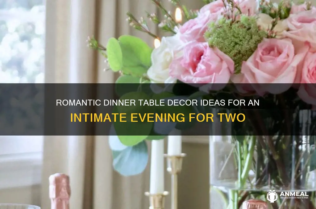 how to decorate dinner table for two