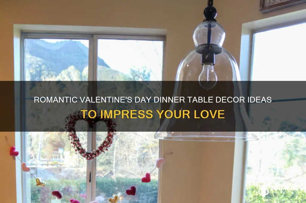 how to decorate dinner table for valentine