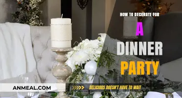Elegant Dinner Party Decor: Tips for a Stunning Table Setting