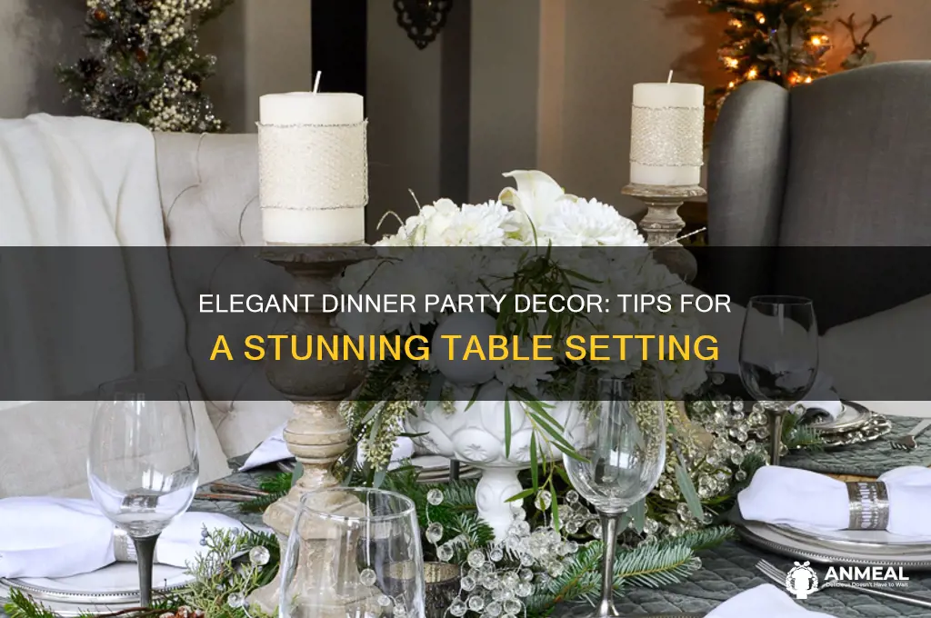 how to decorate for a dinner party