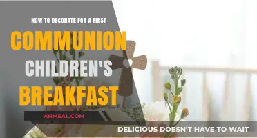 First Communion Breakfast Decor: Creative Ideas for a Memorable Celebration