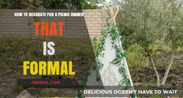 Elegant Outdoor Dining: Formal Picnic Decor Ideas for a Chic Evening