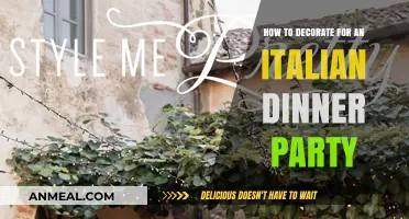 Elegant Italian Dinner Party Decor: Tips for a Charming Tuscan Ambiance