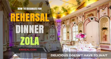 Elegant Rehearsal Dinner Decor Ideas Inspired by Zola's Style
