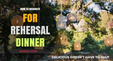 Elegant Rehearsal Dinner Decor: Tips for a Memorable Celebration Setup