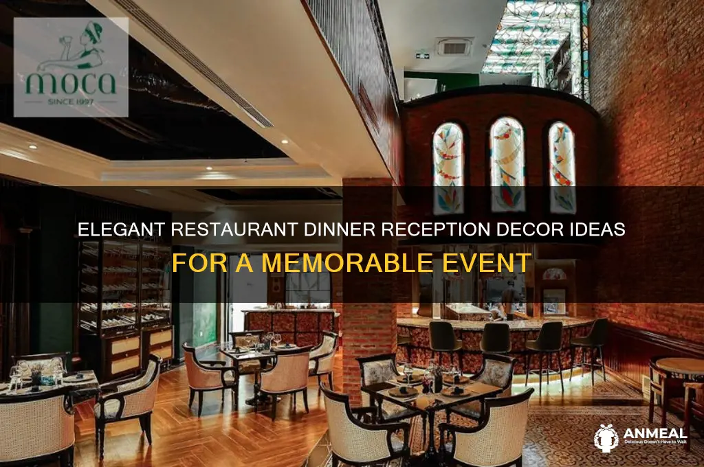 how to decorate for restaurant dinner reception