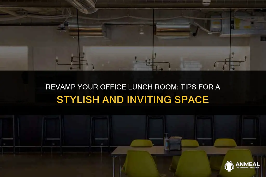 how to decorate office lunch room