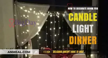 Romantic Ambiance: Tips for Decorating Your Room for a Candlelight Dinner