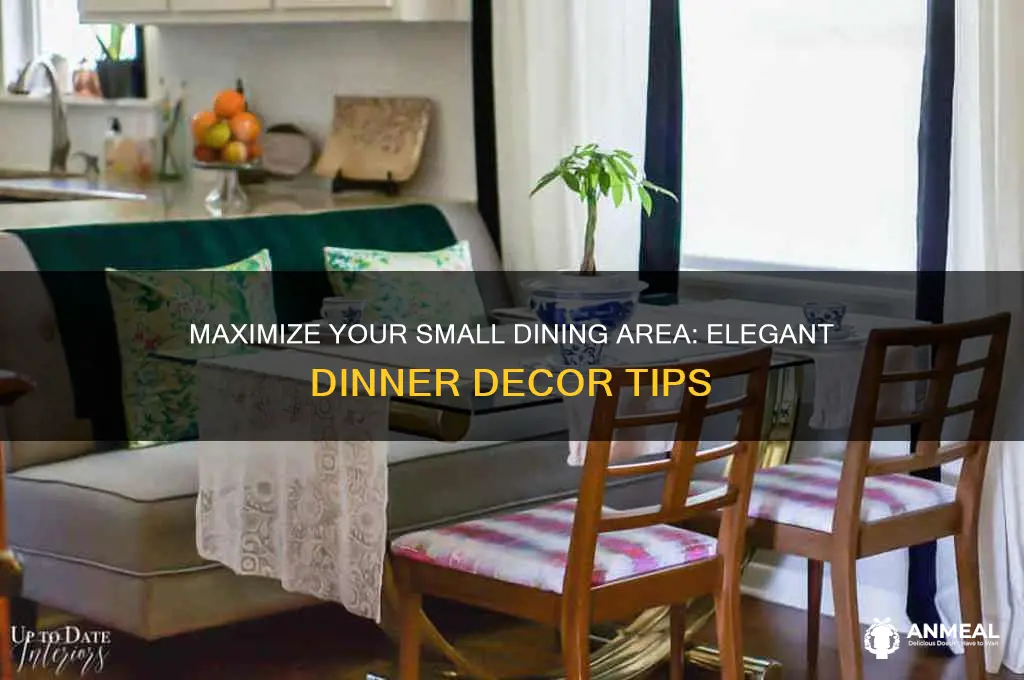how to decorate small dining area for dinner