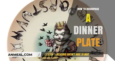 Creative Decoupage: Transforming Dinner Plates with Easy DIY Techniques