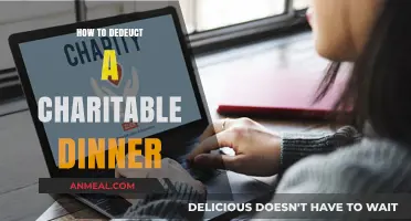 Maximizing Tax Benefits: Deducting Your Charitable Dinner Expenses