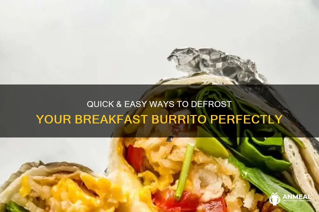 how to defrost breakfast burrito