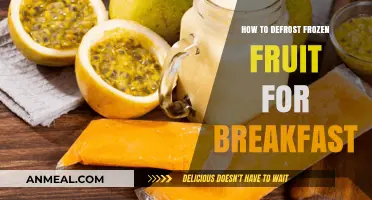 Quick Tips for Defrosting Frozen Fruit for a Perfect Breakfast