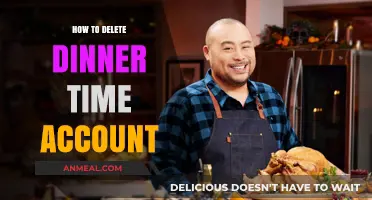 How to Delete Your Dinner Time Account: A Step-by-Step Guide