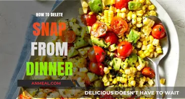 Effortlessly Remove Snap from Dinner: A Quick and Easy Guide