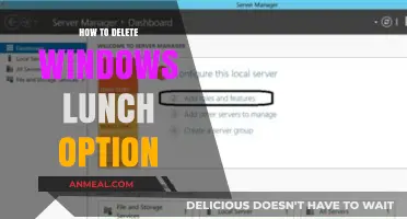 Streamline Your Start: Removing Windows Lunch Option for a Faster Boot