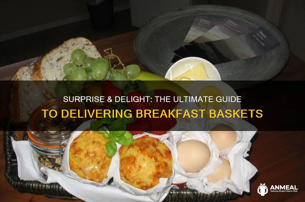 how to deliver a breakfast basket