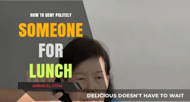 Gracefully Declining Lunch Invitations: A Guide to Polite Refusals