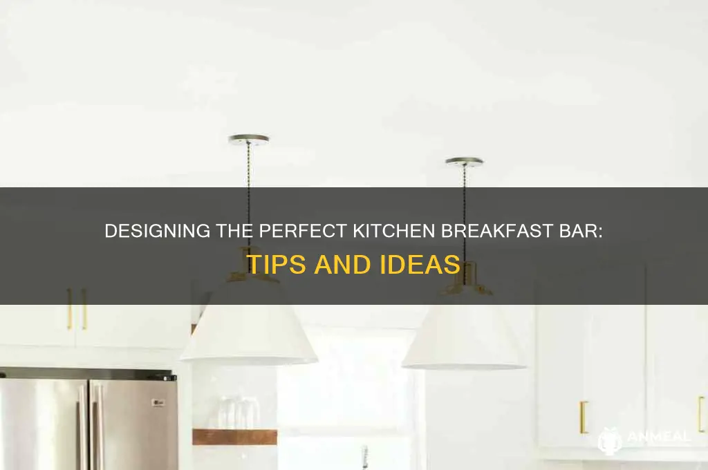 how to design a kitchen breakfast bar
