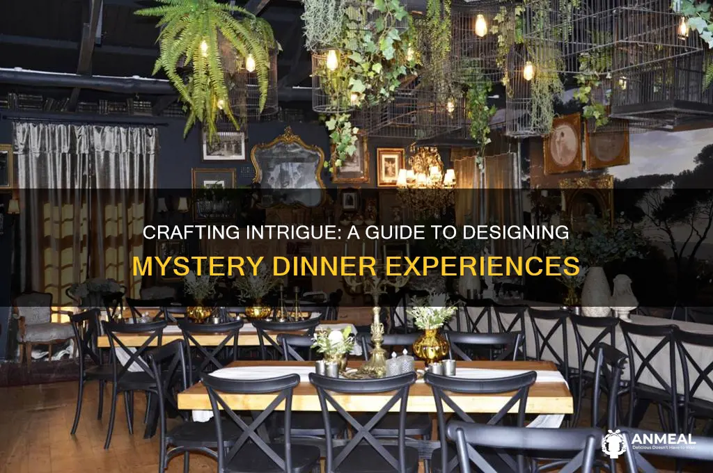 how to design a mystery dinner