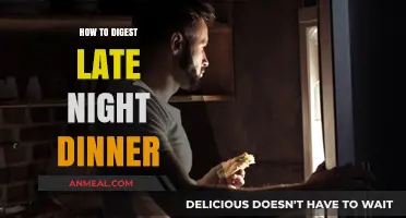 Digesting Late Night Dinners: Tips for Comfort and Better Sleep