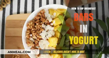 Yogurt-Dipped Breakfast Bars: A Simple, Tasty Morning Boost