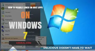 Streamline Your Windows 7 Startup: Disable Lunch on Boot Apps