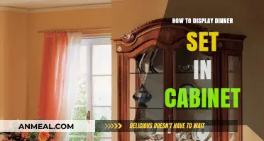 Elegant Dinner Set Display: Cabinet Styling Tips and Tricks