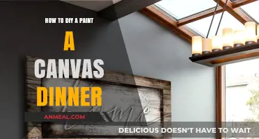 DIY Canvas Dinner: Creative Painting Ideas for Your Table Decor